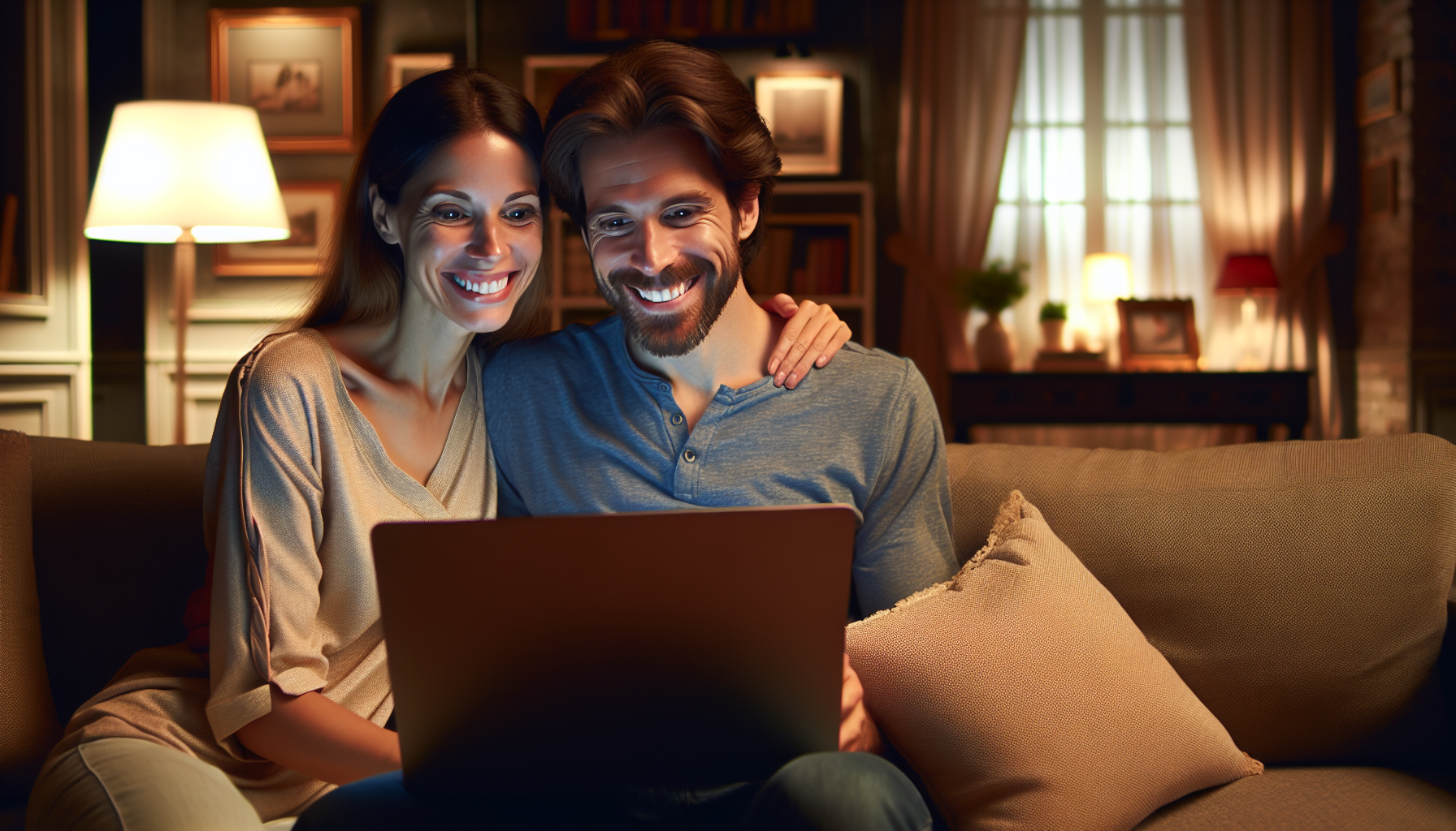 Couple utilisant Be2 pour des rencontres par affinites au Canada