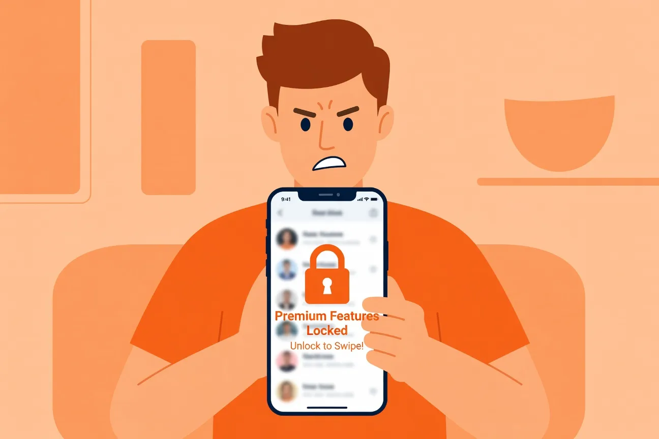 Les limitations frustrantes de Tinder en version gratuite