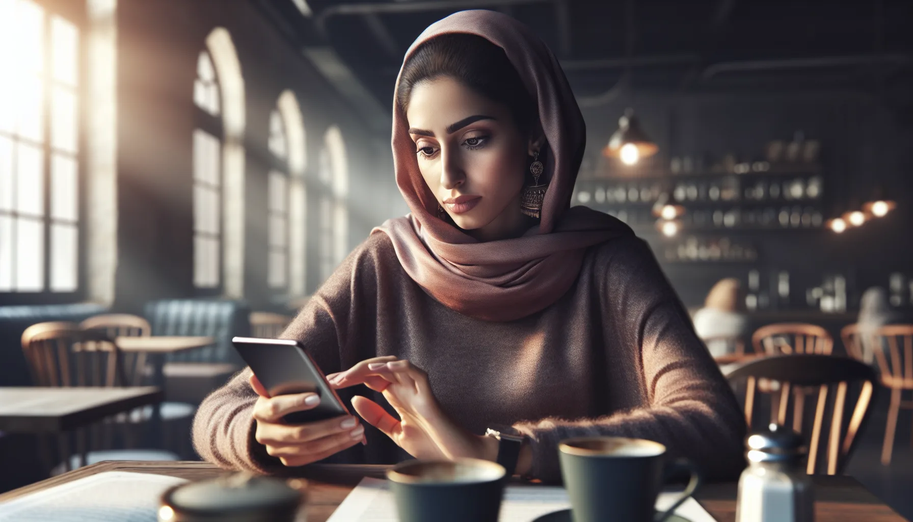 Couple discutant lors d'un rendez-vous au restaurant